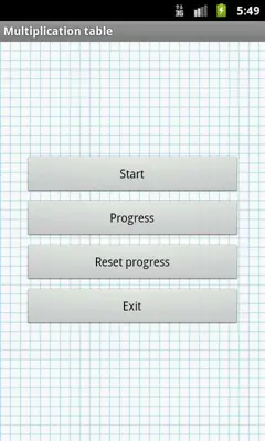 Multiplication table android App screenshot 3